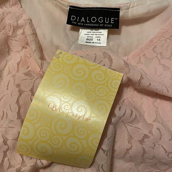 NEW DIALOGUE | 1X low top blouse QVC - Picture 3 of 4